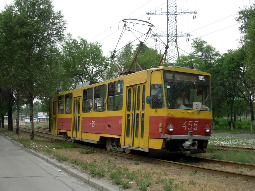 Запорожье, Tatra T6B5SU № 455