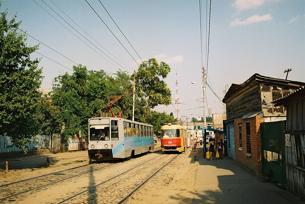 Краснодар, 71-608К № 228; Краснодар, Tatra T3SU № 034