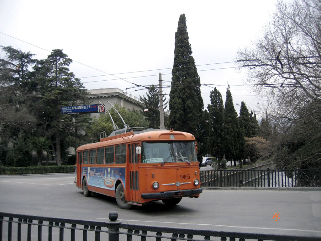 Crimean trolleybus, Škoda 9Tr18 # 5465