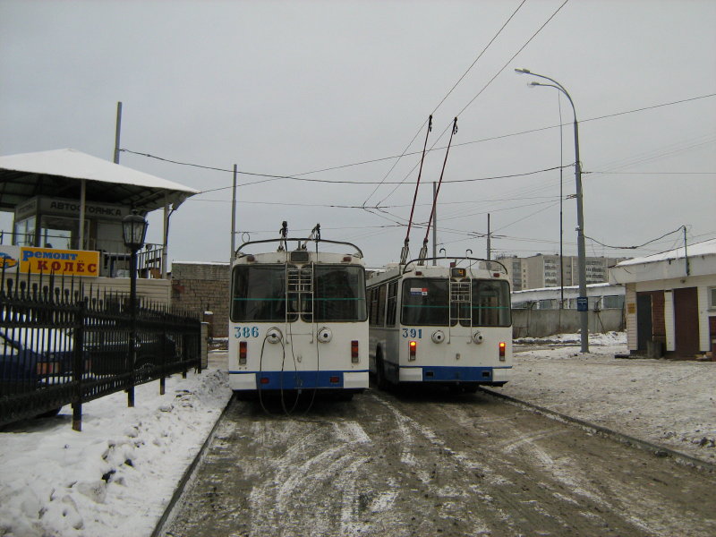 Екатеринбург, ЗиУ-682Г-016.03 № 386; Екатеринбург — Конечные станции и разворотные кольца