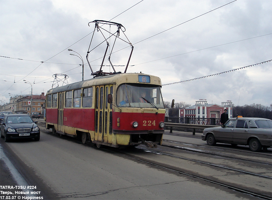 Тверь, Tatra T3SU № 224