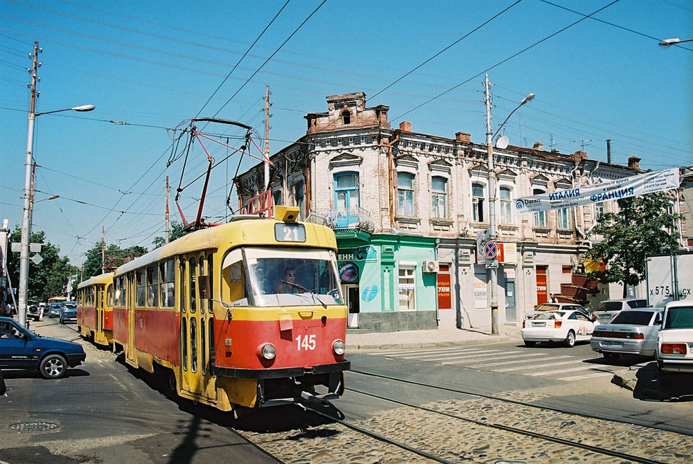 Краснодар, Tatra T3SU № 145