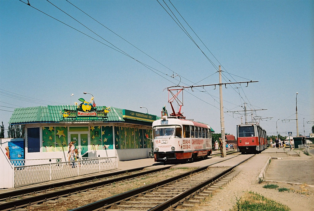 Краснодар, Tatra T3SU № 154