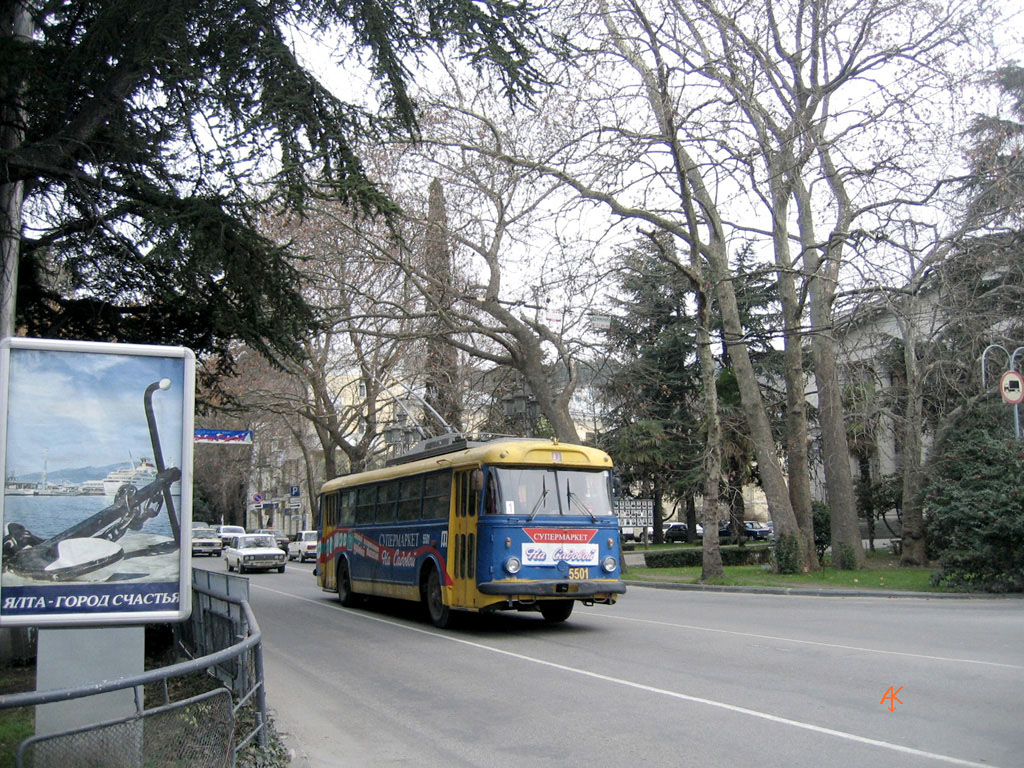 Крымский троллейбус, Škoda 9Tr19 № 5501