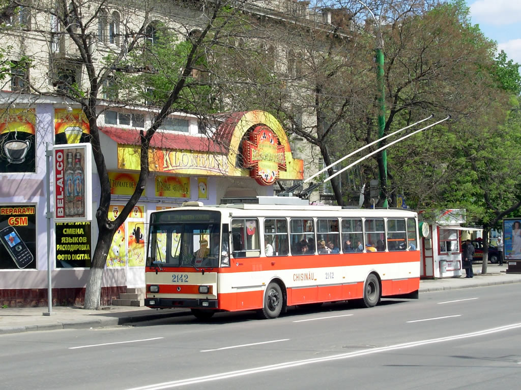Кишинёв, Škoda 14TrDT/6M № 2142