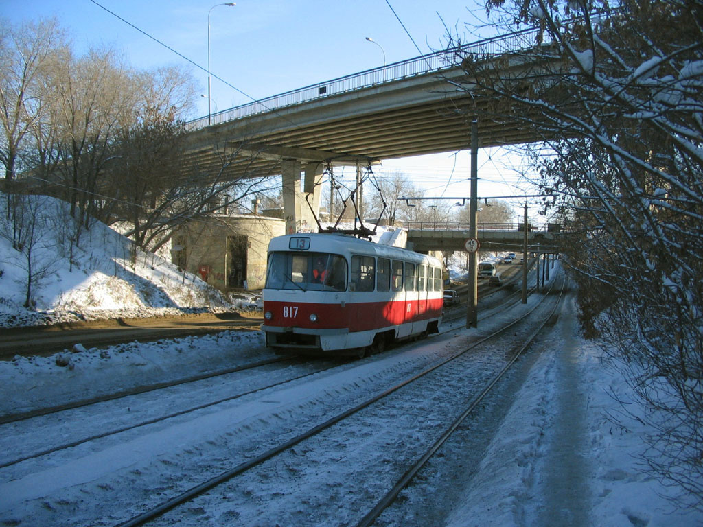 Самара, Tatra T3SU № 817; Самара — Трамвайные линии