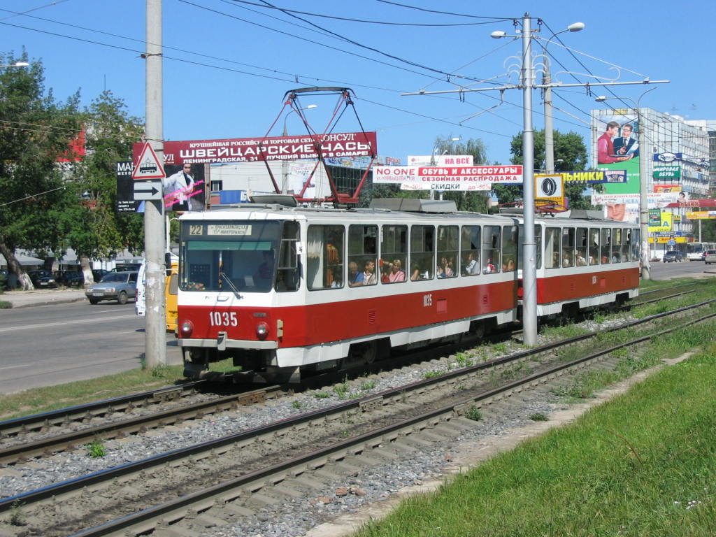 Самара, Tatra T6B5SU № 1035