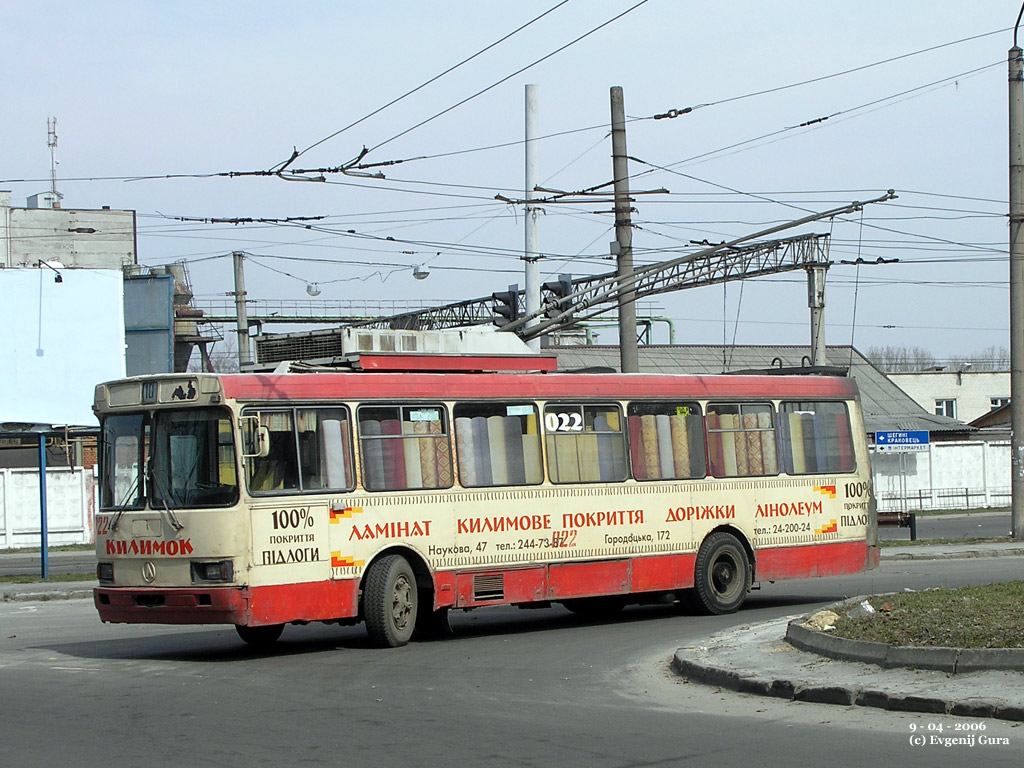 Львов, ЛАЗ-52522 № 022