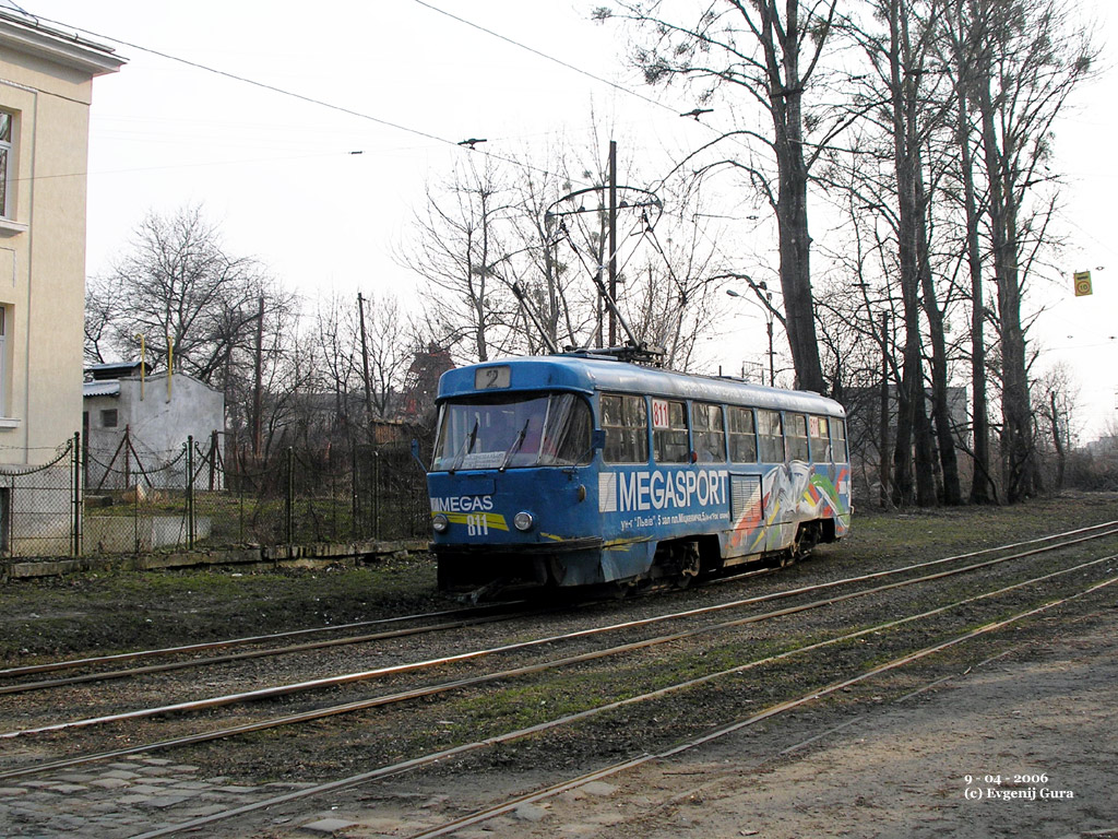 Львов, Tatra T4SU № 811