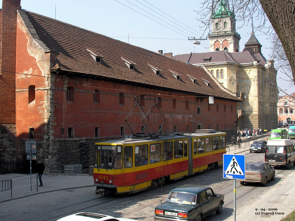 Львов, Tatra KT4SU № 1043