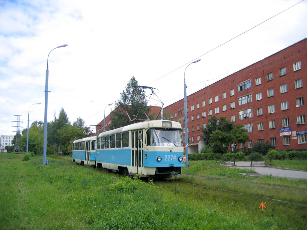 Ижевск, Tatra T3SU (двухдверная) № 2274