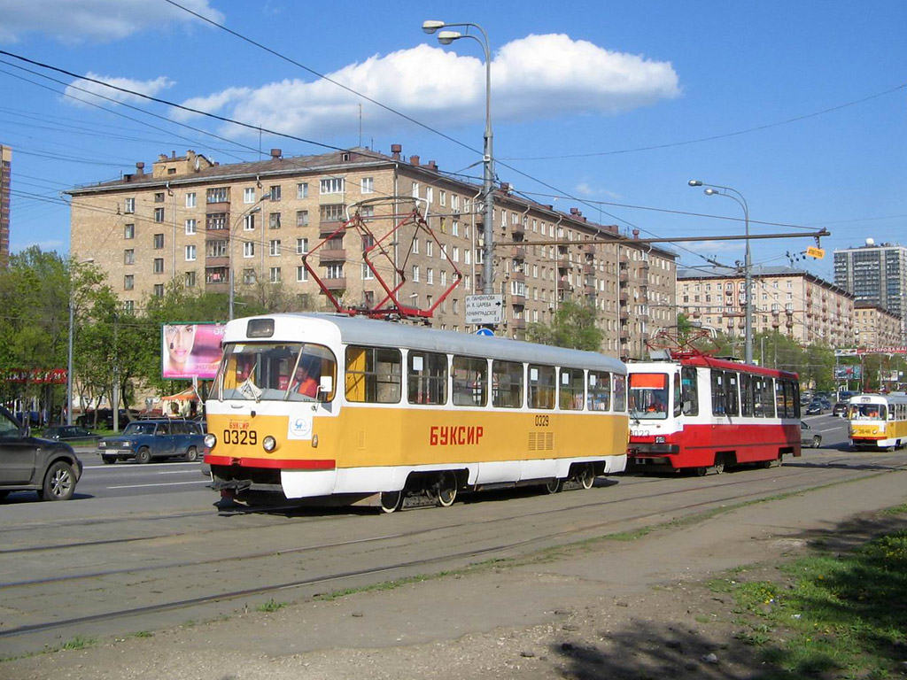 Moscow, Tatra T3SU # 0329