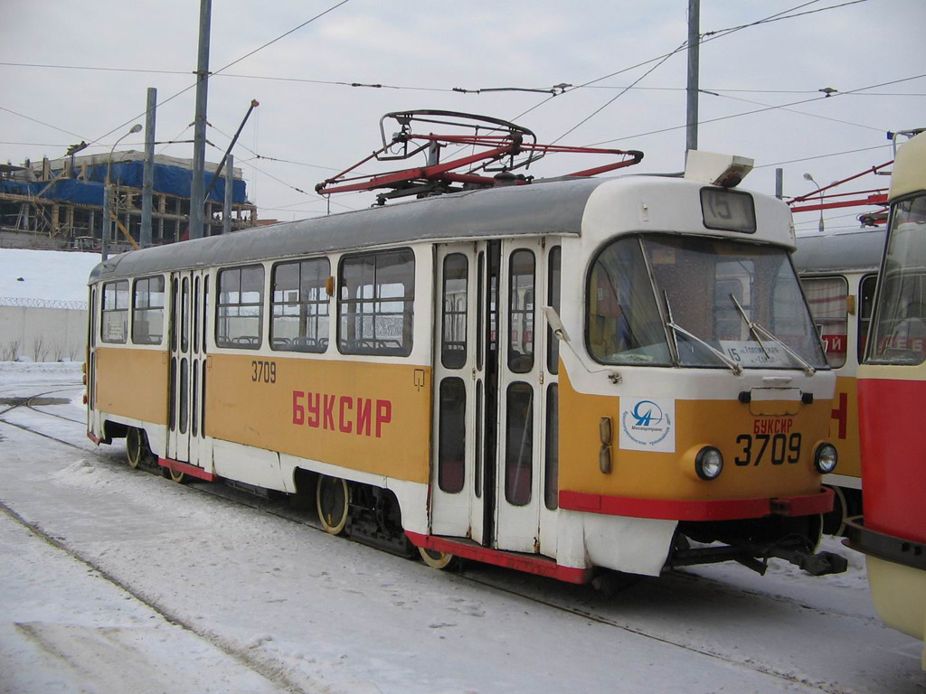 Москва, Tatra T3SU № 3709