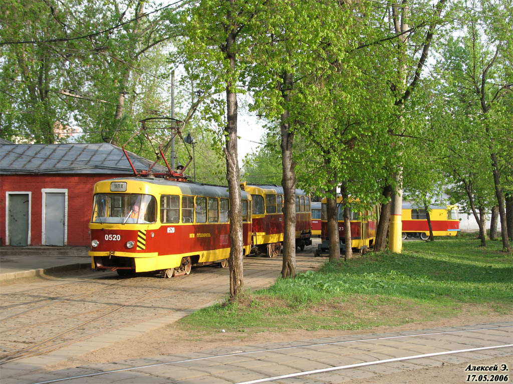 Москва, Tatra T3SU № 0520