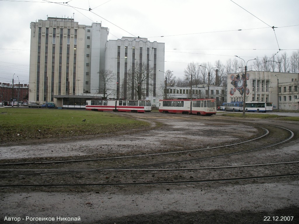 Санкт-Петербург, ЛВС-86К № 5016; Санкт-Петербург — Конечные станции и разворотные кольца