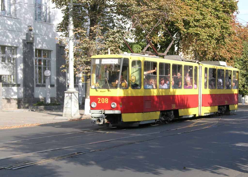 Винница, Tatra KT4SU № 208