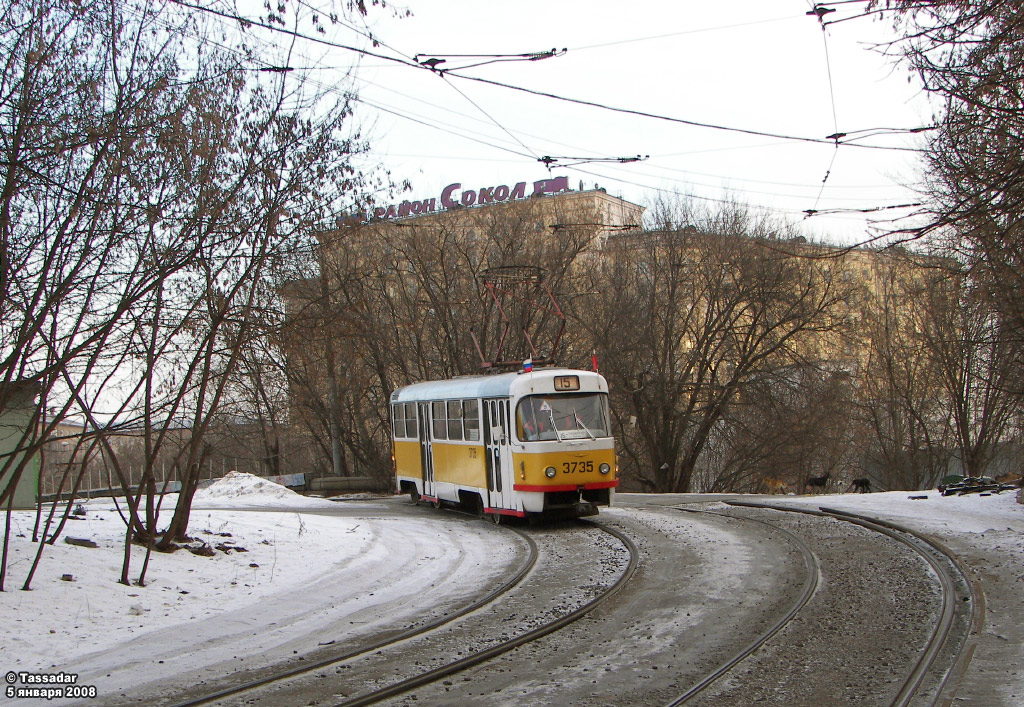 Moscova, Tatra T3SU Nr. 3735