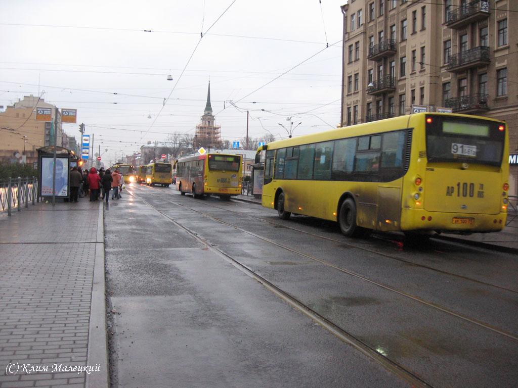 Saint-Petersburg — Tram lines and infrastructure