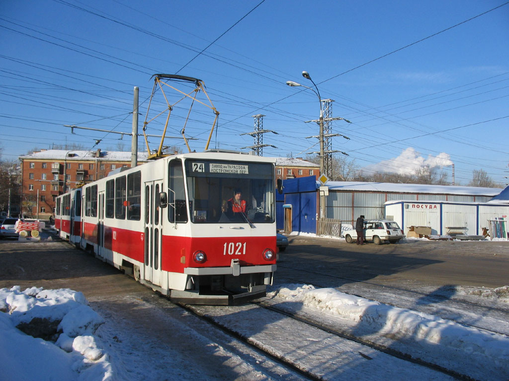 Самара, Tatra T6B5SU № 1021
