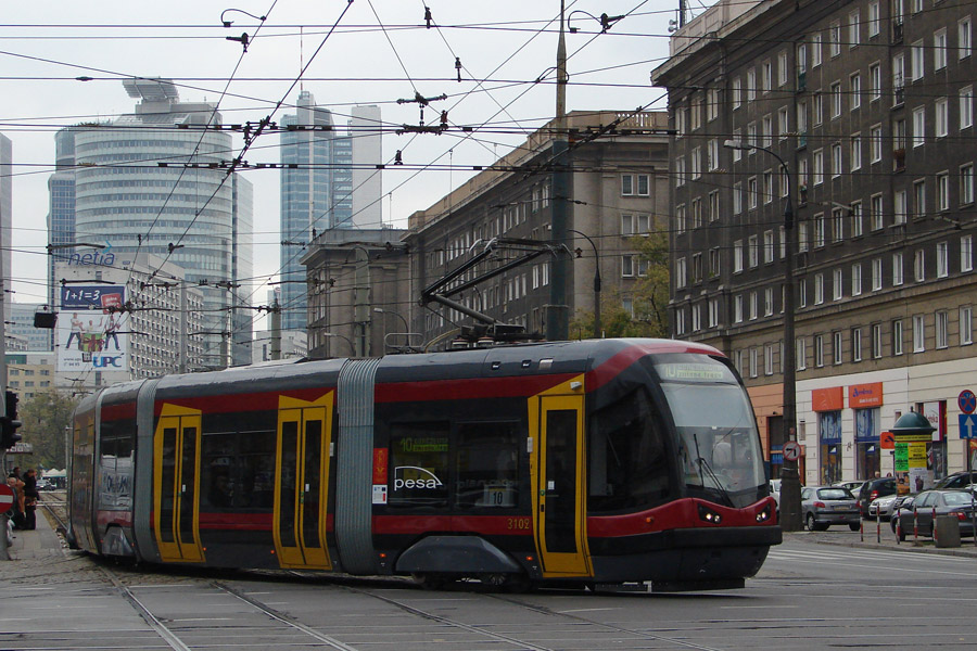 Варшава, PESA Tramicus 120N № 3102