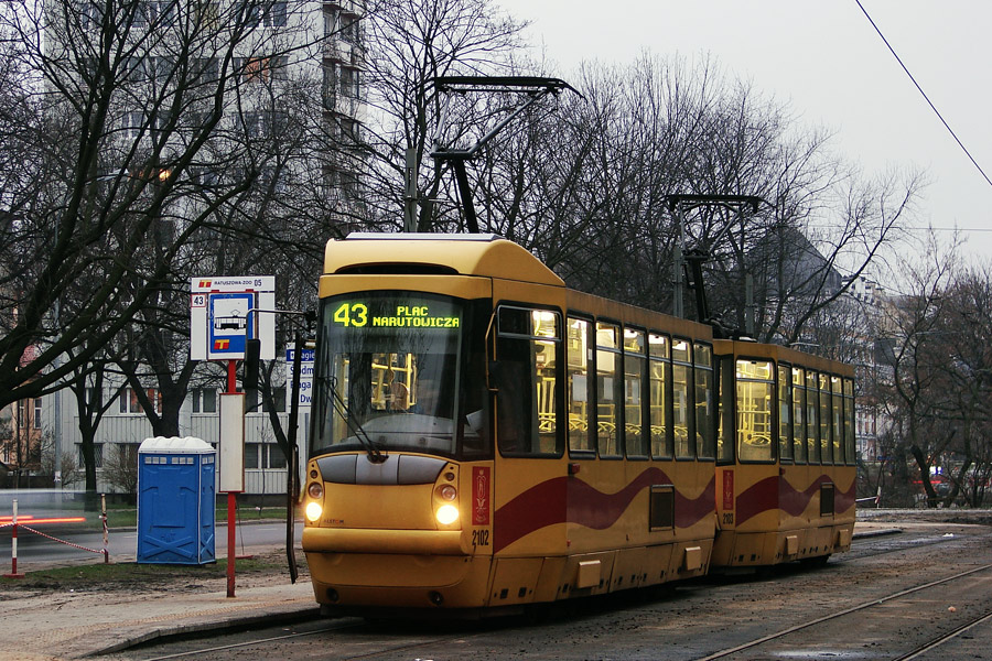 Varšava, Konstal 105N2k/2000 č. 2102