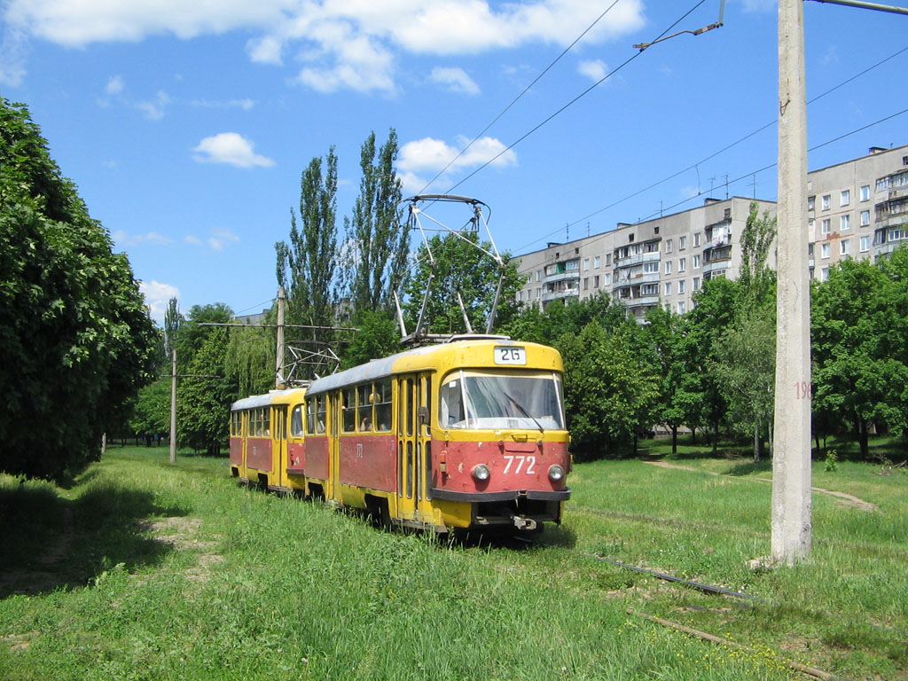 Харьков, Tatra T3SU № 772