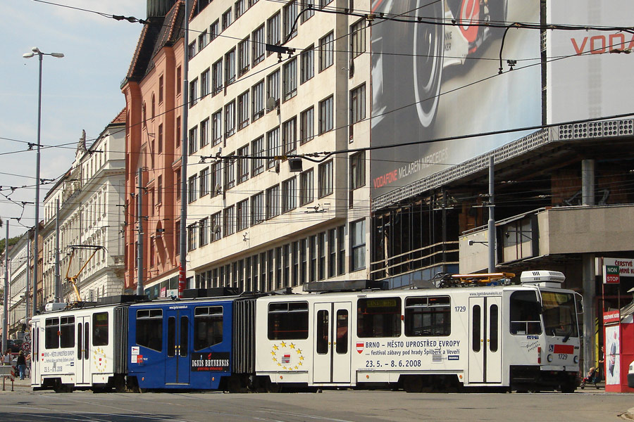 Brno, Tatra KT8D5N № 1729