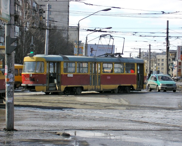 Барнаул, Tatra T3SU № 1080 Барнаул, Tatra T3SU № 1080
