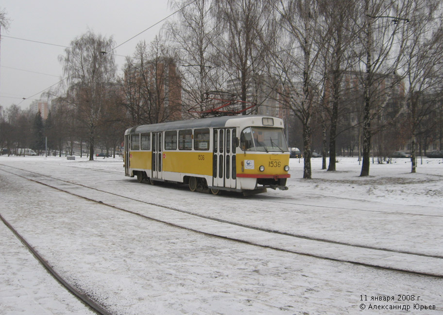 Moskva, Tatra T3SU č. 1536