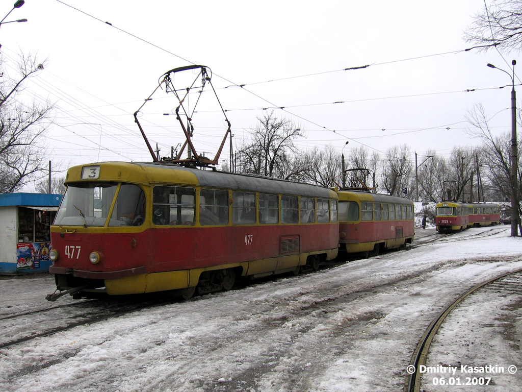 Харьков, Tatra T3SU № 477