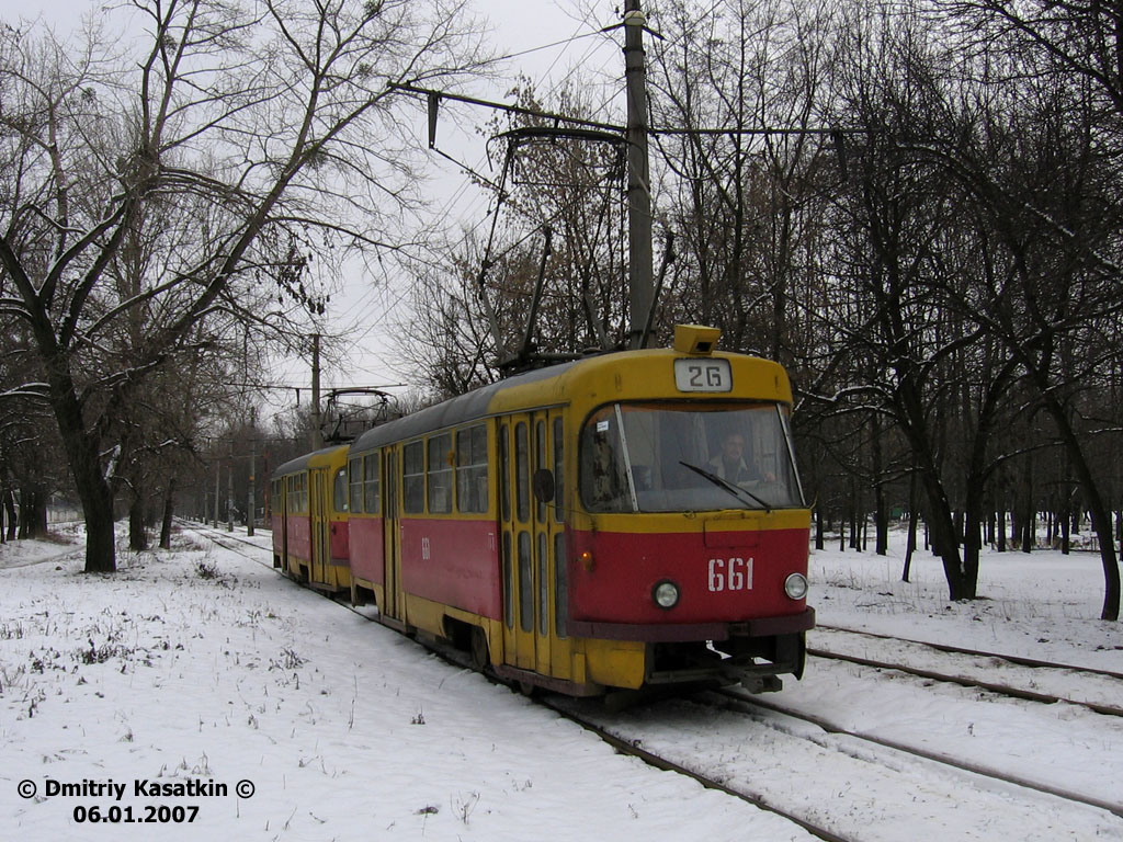 Харьков, Tatra T3SU № 661