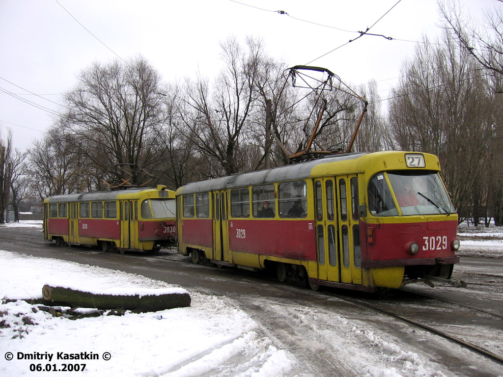 Харьков, Tatra T3SU № 3029