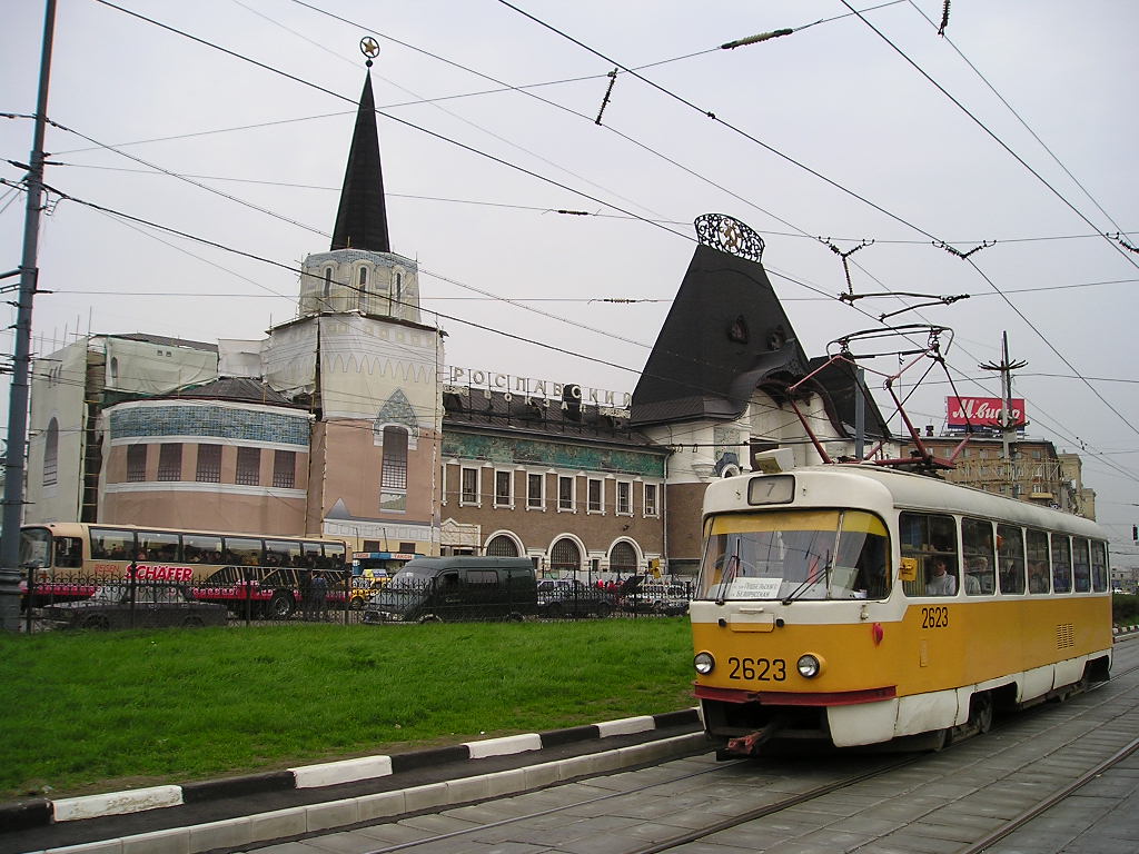 Москва, Tatra T3SU № 2623