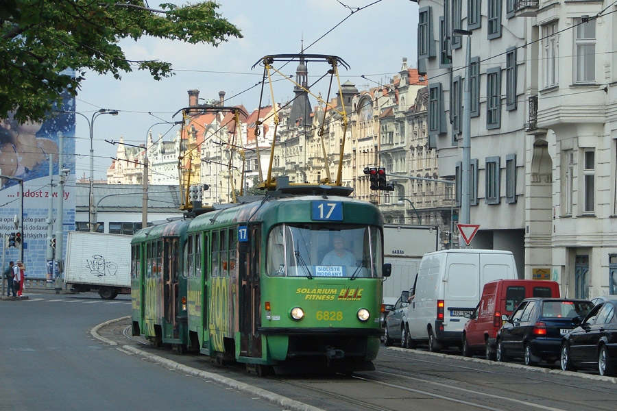 Прага, Tatra T3 № 6828