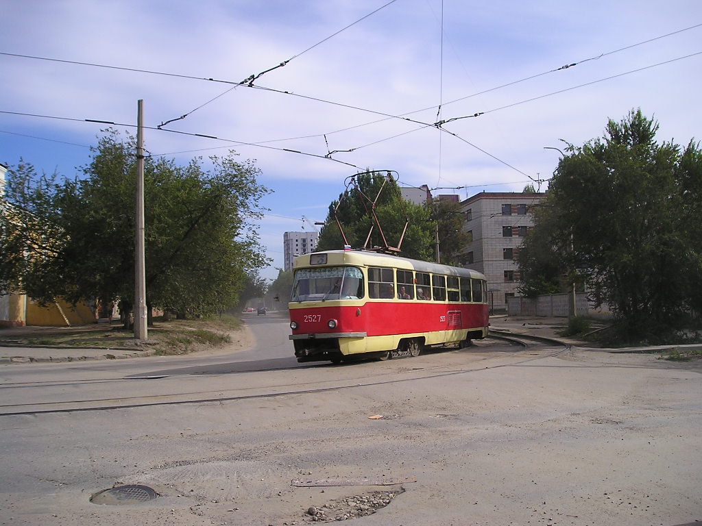 Волгоград, Tatra T3SU (двухдверная) № 2527 Волгоград, Tatra T3SU (двухдверная) № 2527