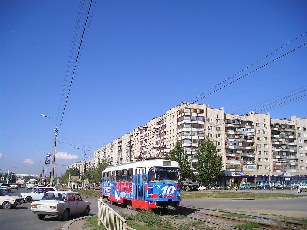 Волгоград, Tatra T3SU (двухдверная) № 3020