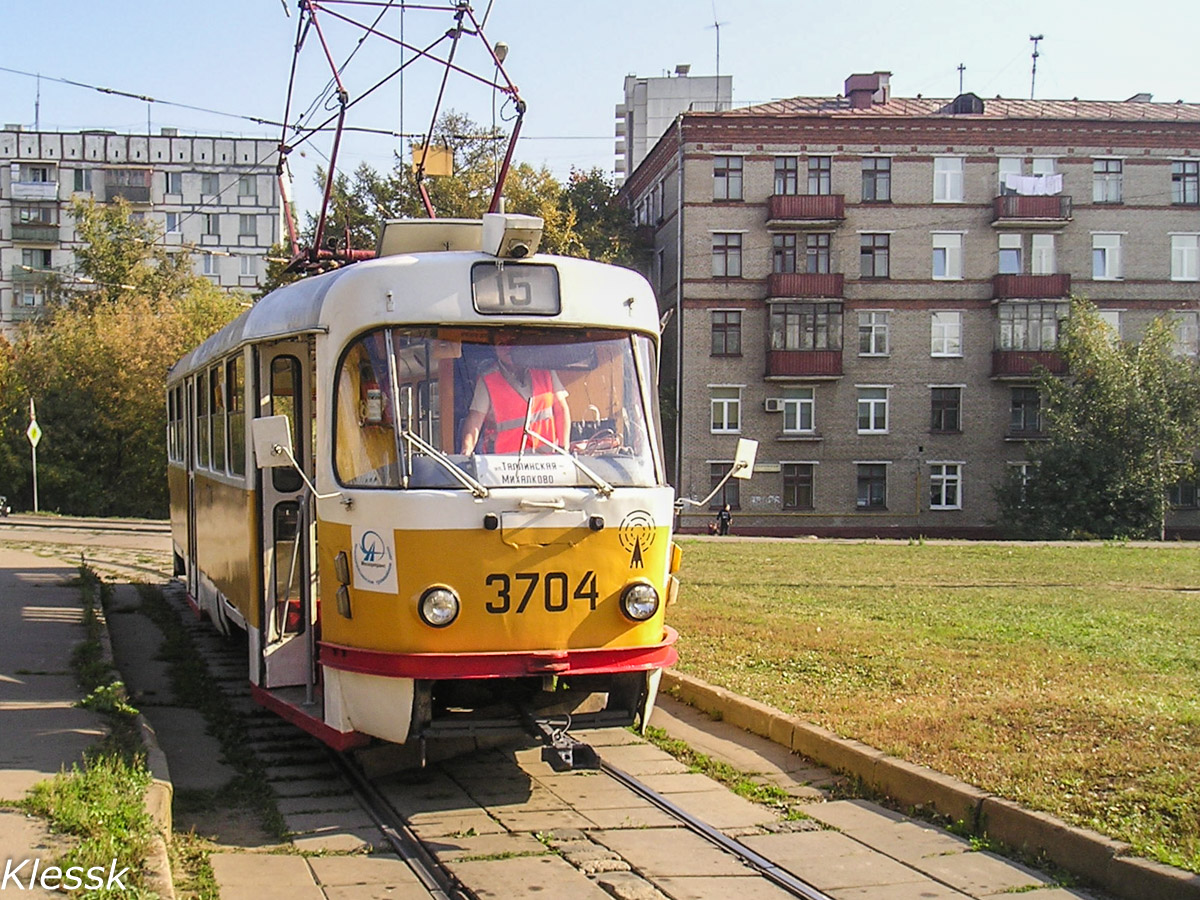 Moscow, Tatra T3SU # 3704 Moscow, Tatra T3SU # 3704