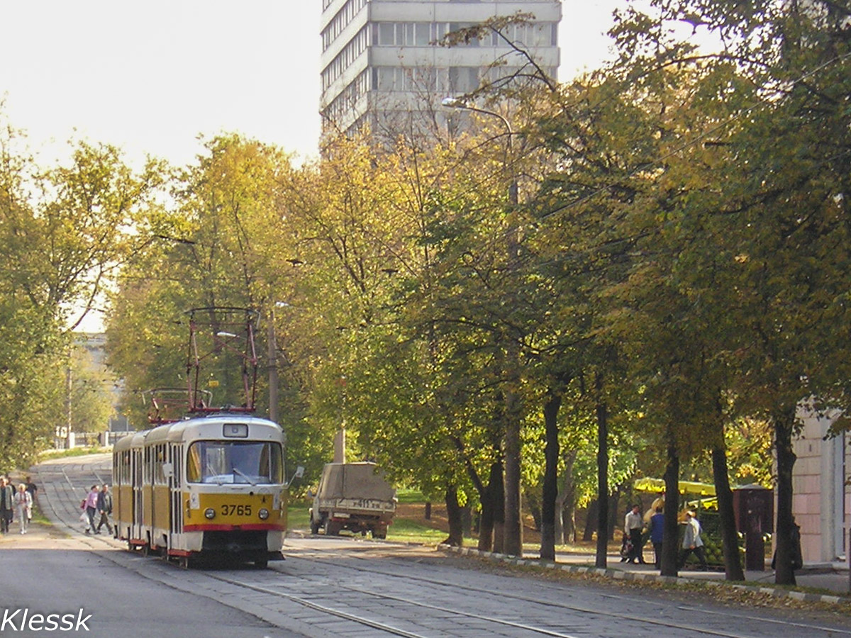 Москва, Tatra T3SU № 3765