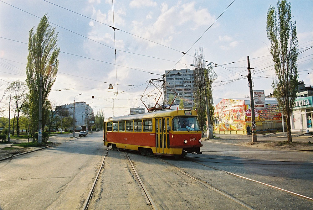 Волгоград, Tatra T3SU (двухдверная) № 5786