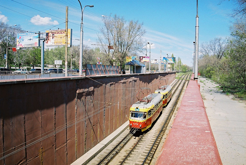 Волгоград, Tatra T3SU № 5776; Волгоград — Трамвайные линии: [5] Пятое депо — Скоростной трамвай