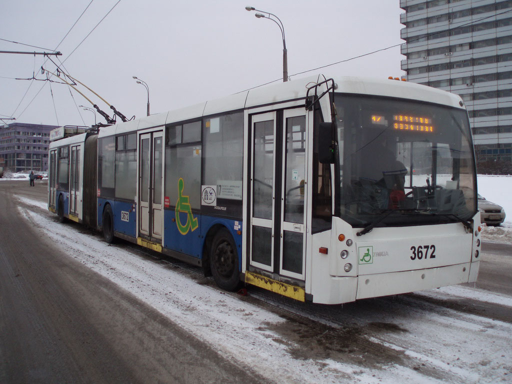 Москва, Тролза-6206.00 «Мегаполис» № 3672