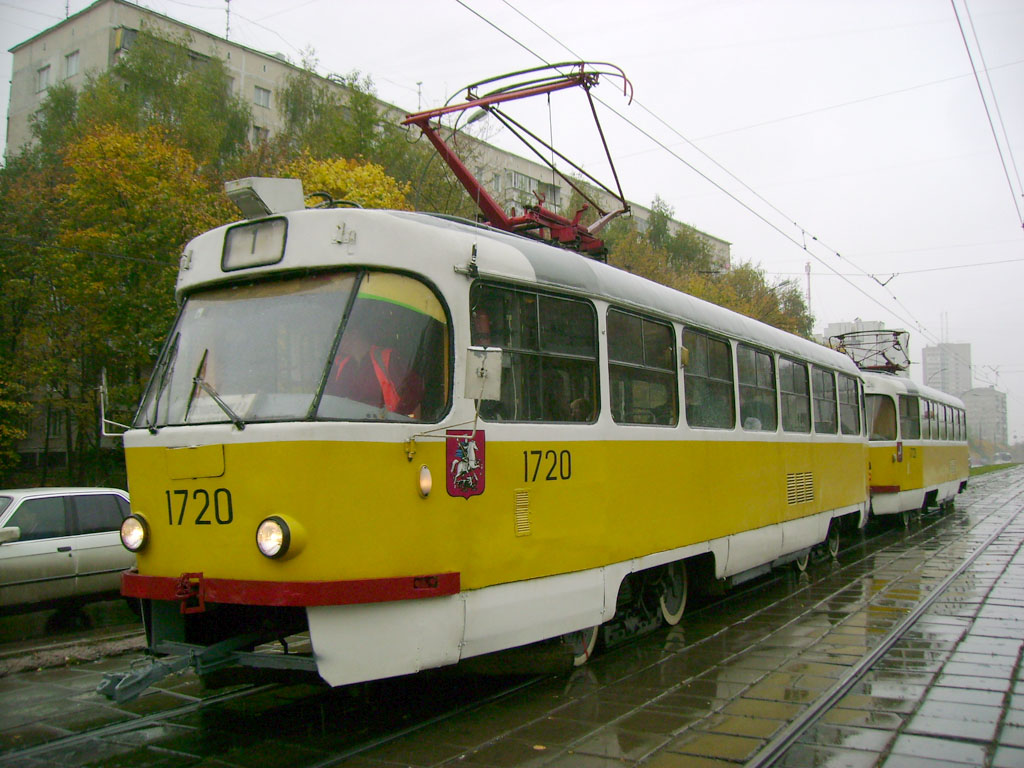 Москва, Tatra T3SU № 1720