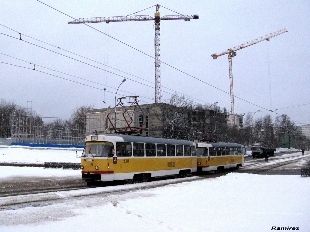 Москва, Tatra T3SU № 1538 Москва, Tatra T3SU № 1538