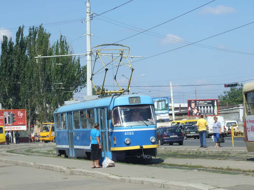 Одесса, Tatra T3R.P № 4086