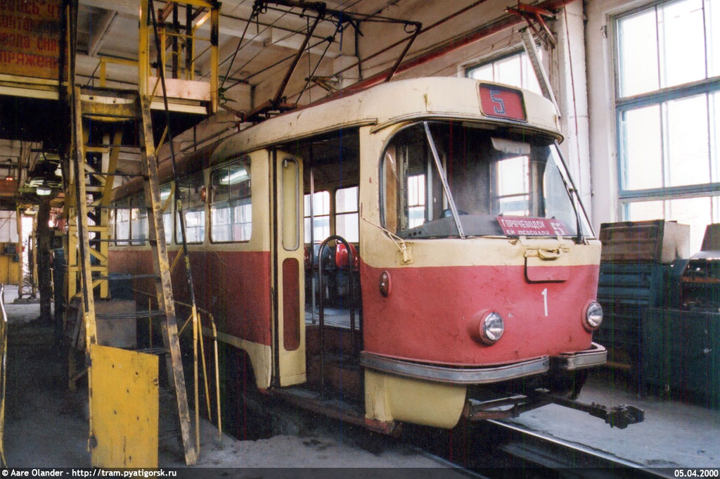 Пятигорск, Tatra T3SU (двухдверная) № 1