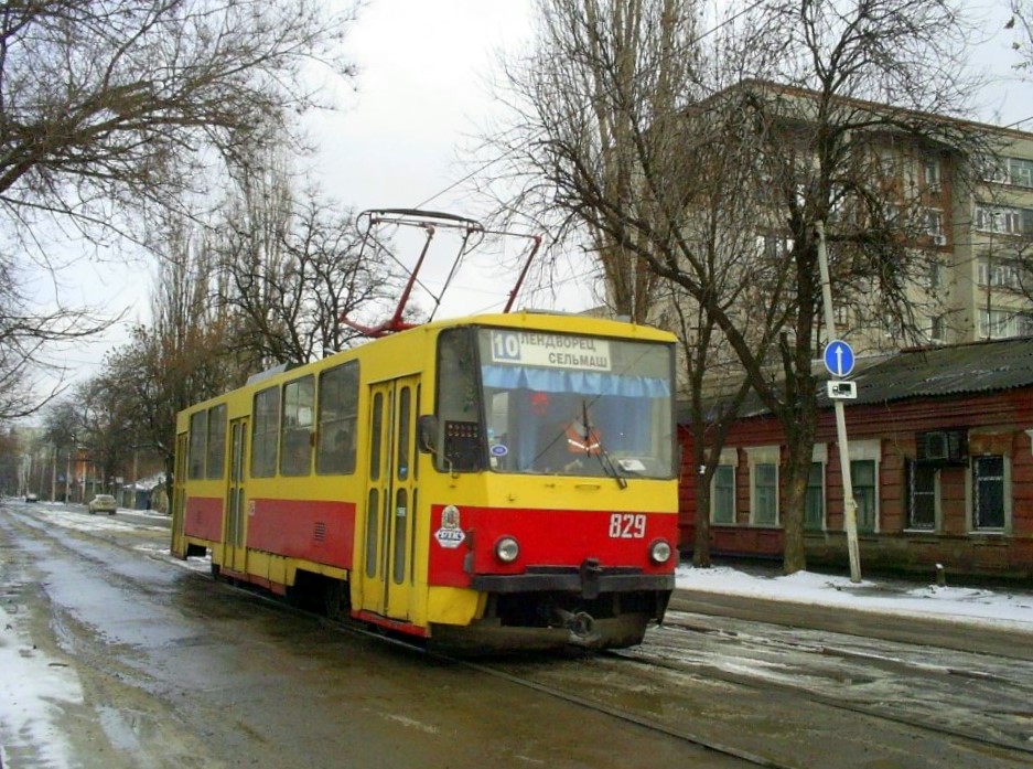 Rostov-na-Donu, Tatra T6B5SU č. 829