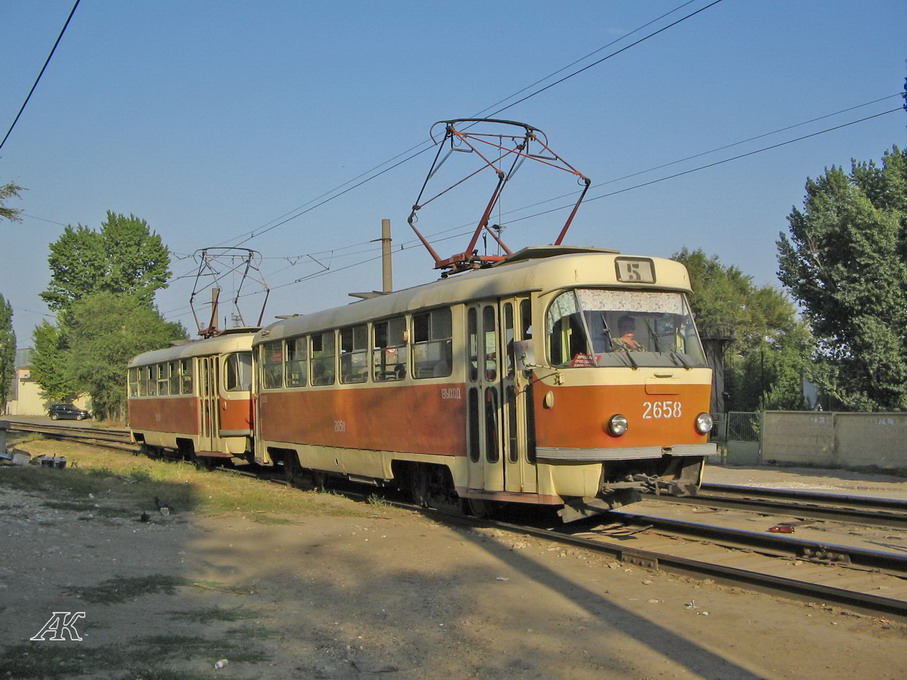 Волгоград, Tatra T3SU (двухдверная) № 2658; Волгоград, Tatra T3SU (двухдверная) № 2659
