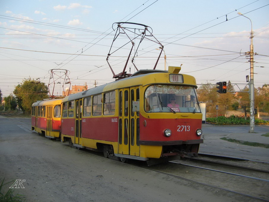 Волгоград, Tatra T3SU № 2713; Волгоград, Tatra T3SU № 2714