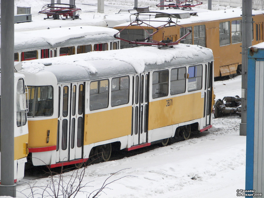 Москва, Tatra T3SU № 3871 Москва, Tatra T3SU № 3871