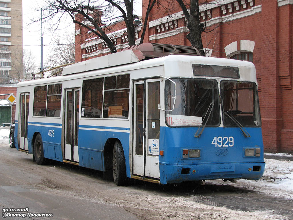 Москва, БТЗ-52761Р № 4929